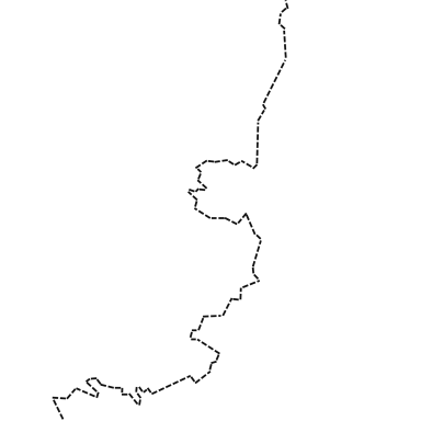 Bildlich dargestellt ein Ausschnitt der Grenze zwischen Deutschland und den Niederlanden (Logo des Podcasts "Grenzfälle")